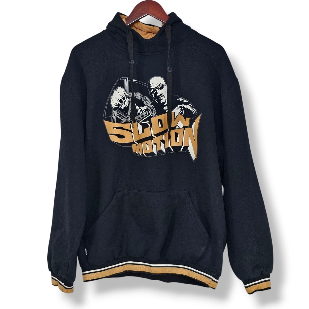 Vintage Y2K Joker Brand Men's Hoodie Size XL – Slow Motion Graphic